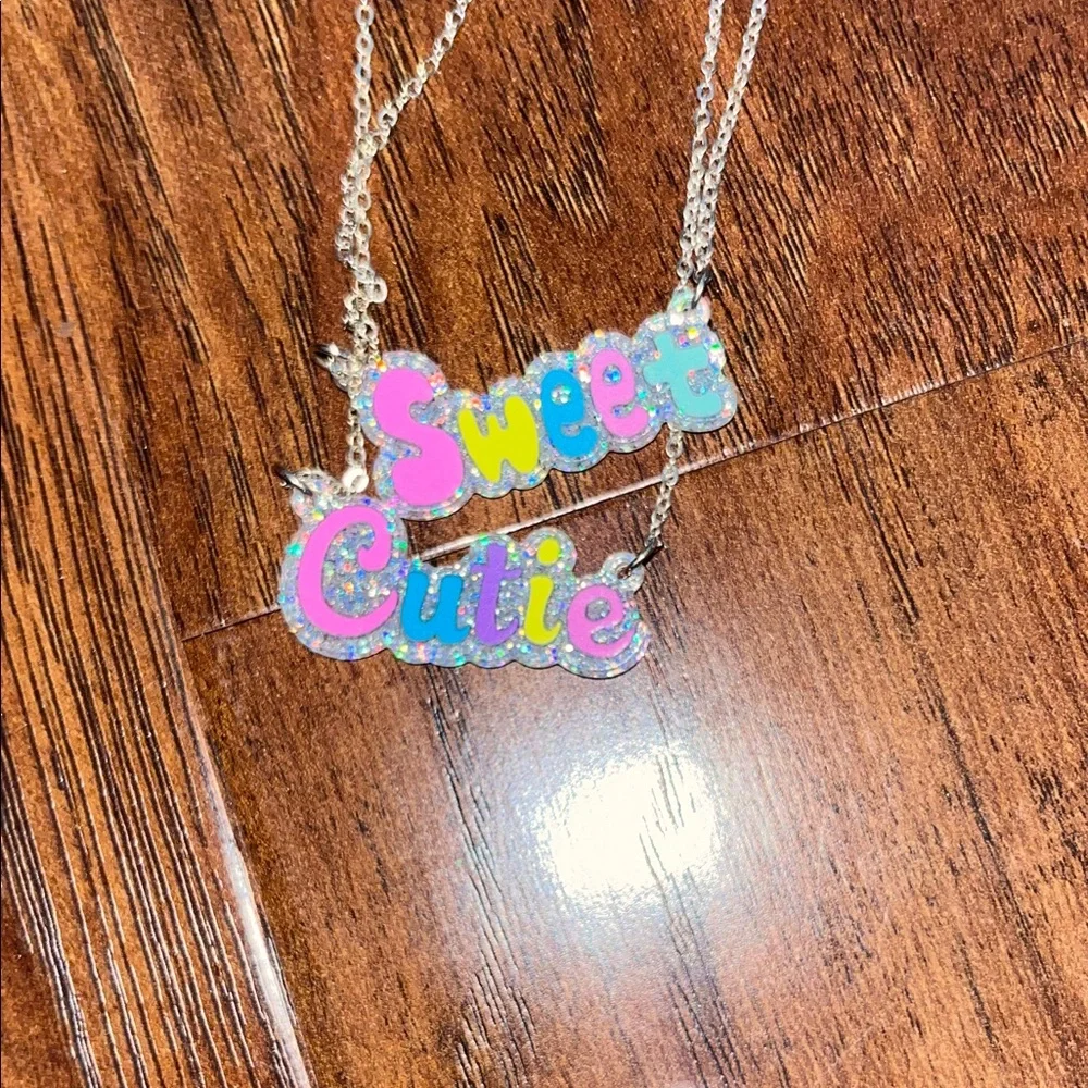 NEW Claire's Colorful Necklaces and Hair Tie Set